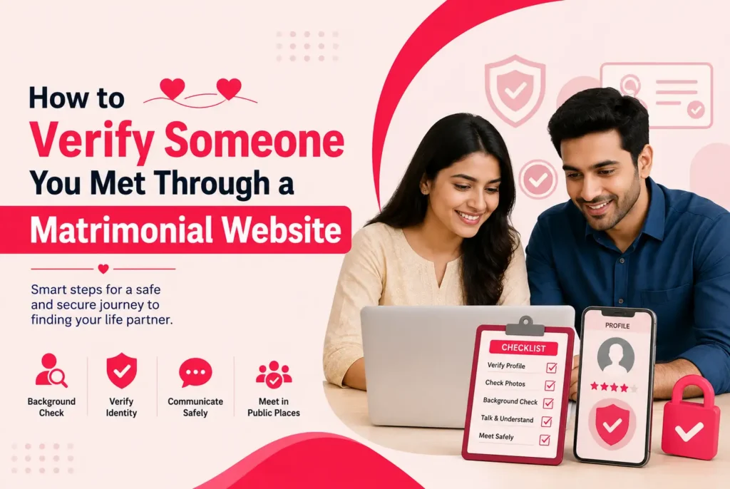 How to Verify Someone You Met Through a Matrimonial Website